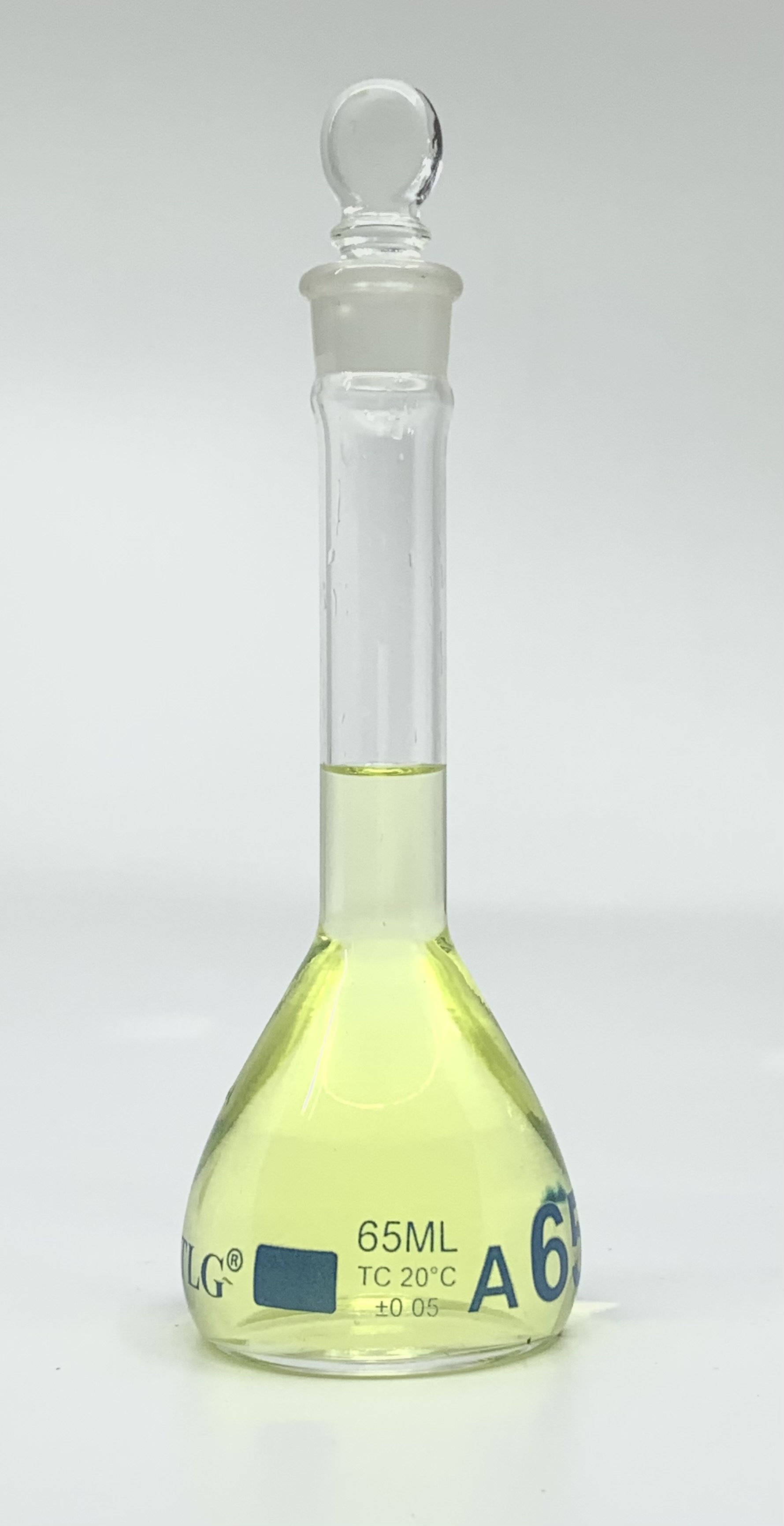 Buy Online Volumetric Flask 65mL Serialized And Certified Heavy