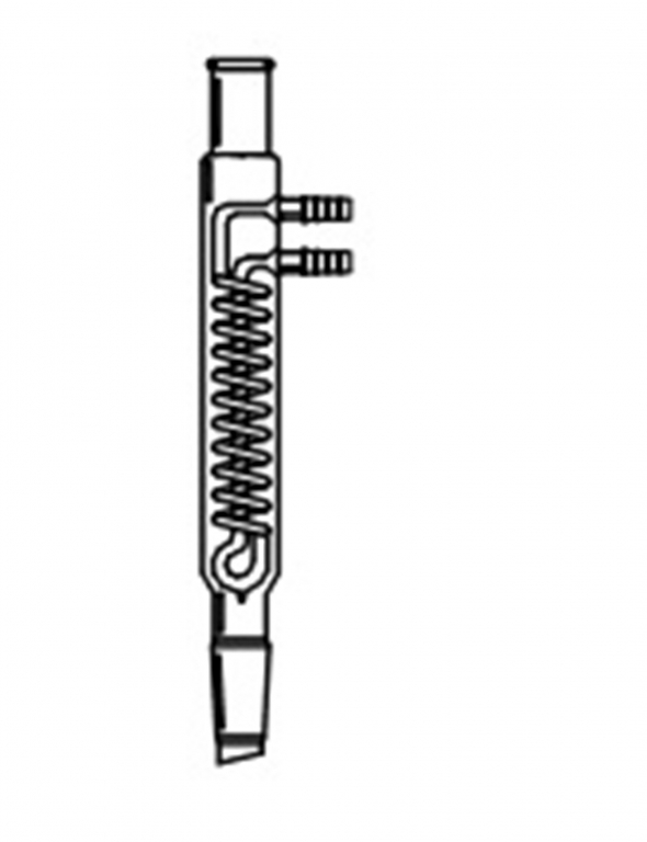 Condenser, Reflux, Jacket Length 175 mm, Joints 24/40, Hose Connection 10 mm