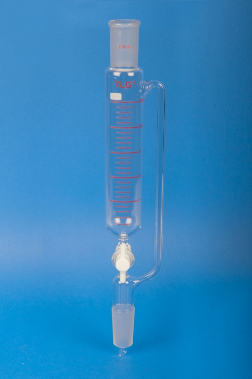 Funnel, Pressure Equalizing, With PTFE Stopcock Bore 2mm, Joint 14/20, Capacity 125mL