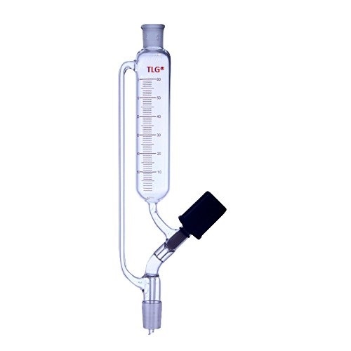 Funnel, Pressure Equalizing, High vacuum Valve, Joint 14/20, Capacity 25mL