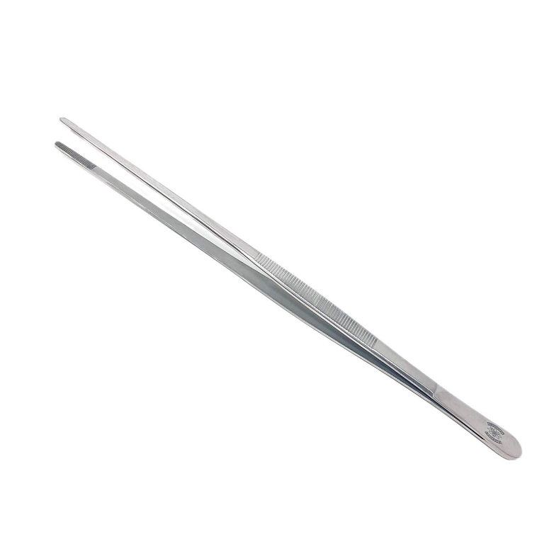 Laboratory Forceps, Made Of Stainless, Straight Forcep Round Tips, Length 15mm