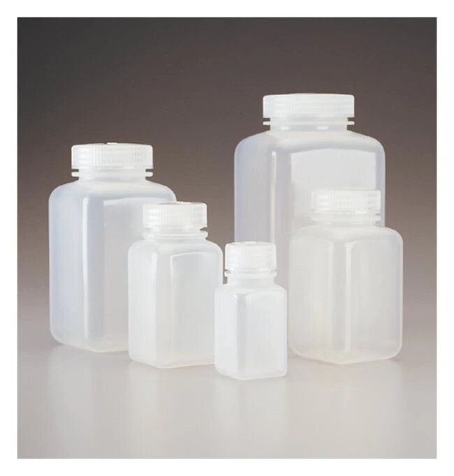 Square Bottle, Wide Neck, PP, 500mL