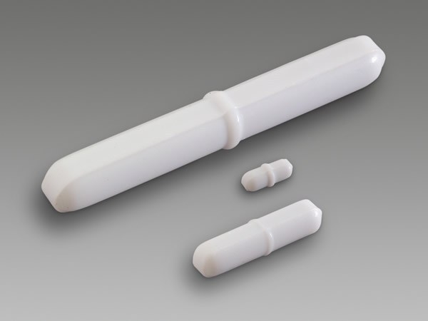 PTFE Polygon Magnetic Stir Bars with Pivot Ring, Length 12mm, Dia. 4.5mm