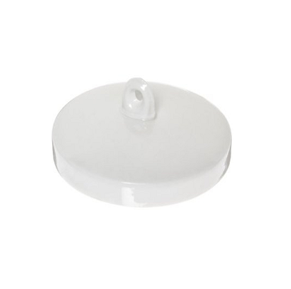 Couvercles de creuset en porcelaine, pour utilisation avec des creusets en porcelaine de forme basse (large), capacité 17 ml, couvercle I.D. - 45mm