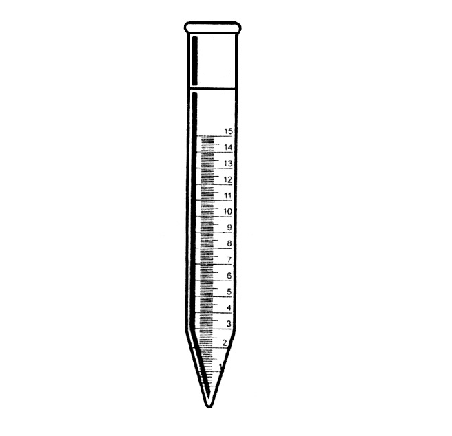 Distilling Receiver, Graduated, With Hooks, Joint 19/22, Capacity 12mL