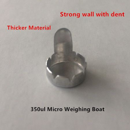 Round Micro Aluminum Weighing Boat with Breach and Handle