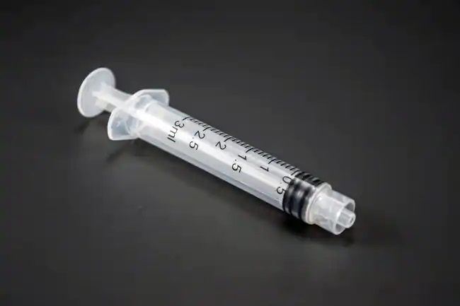 Luer slip syringe 1 ml, 3 Part, Non sterile