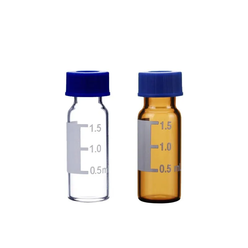 Pre-Capped Screw Thread Glass Chromatography Vials