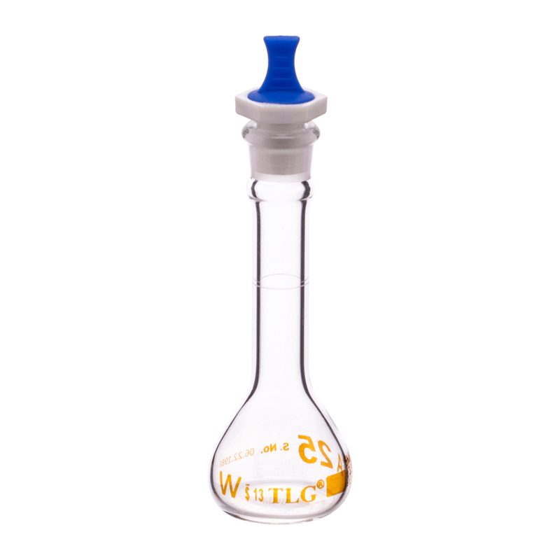 Buy Online – Volumetric Flask,25mL, Heavy Duty, Wide Mouth, PE Stopper ...