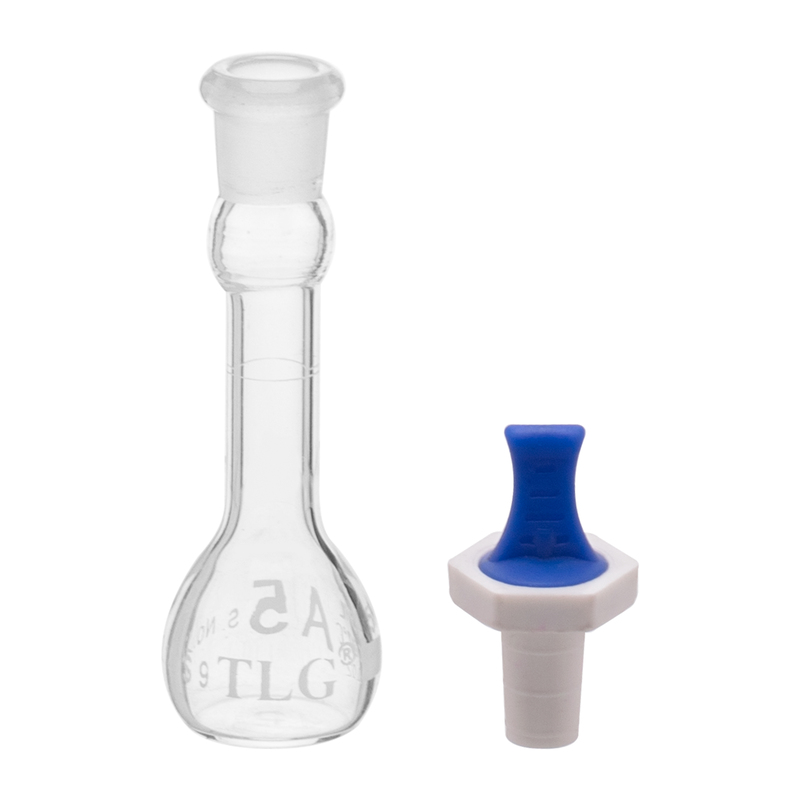 Volumetric Flask, 5mL, Narrow Mouth, PE Stopper#9, Class A ,USP Standards